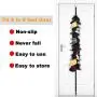 Ball Cap Holder Rack,FIN86 New Baseball Cap Rack Hat Holder Rack Home Organizer Storage Door Closet Hanger (Black)