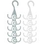 10pcs Random Color Multifunction Clothes Hanger Clothing Hanger Rack Closet Organizer for Ties Belts Storage Racks Wardrobe Drying Rack Scarf Hang 10pcs Random Color Multifunction Clothes Hanger Clothing Hanger Rack Closet Organizer for Ties Belts Storage Racks Wardrobe Drying Rack Scarf Hang