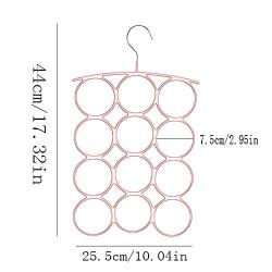 HJYPYJ Magic Hanger,Multifunction Magical Hangers,Home Tie Scarf Storage Hanger,Space-Saving Organizer Hangers, Reasonable Spacing/Gray / 5 pcs