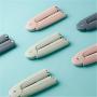 MIJOGO 10PCS Portable Folding Clothes Hangers Clothes Drying Rack Anti-Slip Grooves Mini Foldable Hanger for Travel,Pink