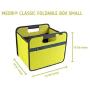 meori A100062 Classic Collection Small Foldable Storage Box, 15 Liter / 4 Gallon, in Hibiscus Red To Organize and Carry Up To 65lbs