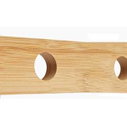 COAT RACK Creative Porch Wall Hanging Wall Clothes Hanger Living Room Wall Shelf Bedroom Hanger (4 Hooks, 5 Hooks, 6 Hooks) Vintage Color, White, Wood Color (Color : Wood color, Size : 4 hooks)