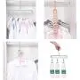 SUNTRADE 3PCS Space Saving Multi-Function Hangers Nine-Hole Hanger Heavy Clothes Suit Pants Coat Skirt SUNTRADE 3PCS Space Saving Multi-Function Hangers Nine-Hole Hanger Heavy Clothes Suit Pants Coat Skirt