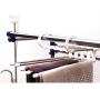 5PC Random Color 5 in 1 Multi-Function Home Hanger Stainless Steel Plastic Clothes Hanger Rack