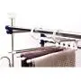 5PC Random Color 5 in 1 Multi-Function Home Hanger Stainless Steel Plastic Clothes Hanger Rack