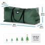 Rolling Large Christmas Tree Storage Bag - Fits Upto 9 ft. Artificial Disassembled Trees, Durable Handles & Wheels for Easy Carrying and Transport - Tear Proof 600D Oxford Duffle Bag - 5 Year Warranty Rolling Large Christmas Tree Storage Bag - Fits Upto 9 ft. Artificial Disassembled Trees, Durable Handles & Wheels for Easy Carrying and Transport - Tear Proof 600D Oxford Duffle Bag - 5 Year Warranty
