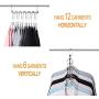 Giftol Space Saving Hangers Metal Hanger Magic Cascading Hanger Closet Clothes Organizer(4 Pack)