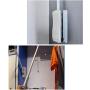 ZHBWJSH Pull-Down Wardrobe Lifting Clothes Rail Telescopic Rod Household Lifting Clothes Hanger Buffered Clothes Rail (Size : 670-900MM)