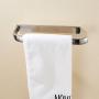 ROZIN Wall Mounted Bath Towel Hanger Single Towel Bar Brushed Nickel