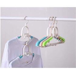 10pcs Random Color Hangers for Travel Foldable and Scalable Hangers for Clothes Holder for Coat