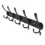 Coat Rack Wall Mounted,LECAMEBOR Coat Hooks Clothes Hanger for Robe Hat Towel Purse Stainless Steel 5 Tri Hooks for Entryway Mudroom Bathroom(Black) Coat Rack Wall Mounted,LECAMEBOR Coat Hooks Clothes Hanger for Robe Hat Towel Purse Stainless Steel 5 Tri Hooks for Entryway Mudroom Bathroom(Black)