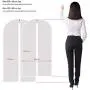 Aufisi Garment Bags Suit Bags,Pack of 7 Premium Quality PEVA Moth Proof Clothes Covers Dustproof Clear Garment Cover Breathable Full Zipper Dust Cover, 4 Pcs 40" x 24" Inch and 3 Pcs 47" x 24" Inch Aufisi Garment Bags Suit Bags,Pack of 7 Premium Quality PEVA Moth Proof Clothes Covers Dustproof Clear Garment Cover Breathable Full Zipper Dust Cover, 4 Pcs 40" x 24" Inch and 3 Pcs 47" x 24" Inch