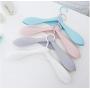 10pcs Random Color Plastic Non-Slip Wide Shoulder Clothes Hangers Thick Wedding Dress Shirt Suit Clothing