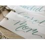 Wedding Gift Tags - Bridesmaid Gift Tags - Calligraphy Vellum Dress Hanger Tags - Personalized Wedding Gift Tag