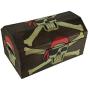 Private Label Wood Childrens Chests Wooden Pirate Skull Treasure Chest Storage Boxes 19 X 9.5 X 10.5 Inches Brown