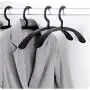 10pcs Random Color Strong Anti-Slip Wide Shoulder Plastic Shirts Clothes Hanger,Half-Moon Arched Simple Design Colorful Coats Hanger Rack 10pcs Random Color Strong Anti-Slip Wide Shoulder Plastic Shirts Clothes Hanger,Half-Moon Arched Simple Design Colorful Coats Hanger Rack