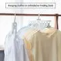 Decdeal Portable Folding Clothes Hangers Multifunctional Set Wardrobe Clothing Coat Foldable Clothes Drying Rack Plastic Hanger for Traveling Business Trip Decdeal Portable Folding Clothes Hangers Multifunctional Set Wardrobe Clothing Coat Foldable Clothes Drying Rack Plastic Hanger for Traveling Business Trip