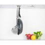 Cooking Utensils Hanger Under Cabinet Kitchen Utensils Hook for Cooking Tools and Other Kitchen Gadgets (Silver Color X 2pc)