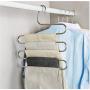 5 Layers S Shape Multifunctional Clothes Hangers Pants Storage Hangers Cloth Rack Multilayer Storage Cloth Hanger 5PC 5 Layers S Shape Multifunctional Clothes Hangers Pants Storage Hangers Cloth Rack Multilayer Storage Cloth Hanger 5PC