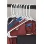 1InTheHome Standard Plastic Hangers, Plastic Hangers For Clothes, Hanger (30 Pack)