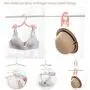Baiwka Portable Folding Hangers, 10Pcs Multi-Function Clothes Hanger, Windproof/Non-Slip/Retractable/Lightweight, Plastic Clothing Hanger for Home, Travel, Holiday, Business Trip