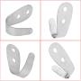 Luckycivia 12 Pack Ironing Board Wall Holder Wall Hanger Wall Mount Wall Rack - No Ironing Board