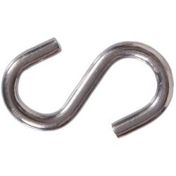 Hillman 4291 Stainless Steel S Hook, 1-1/2'', 15 Pieces