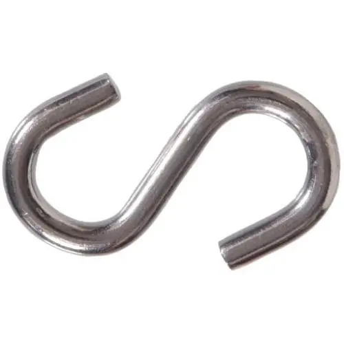 Hillman 4291 Stainless Steel S Hook, 1-1/2'', 15 Pieces