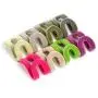 20PCS Mini Anti-Slip Flocking Velvet Clothes Hanger Connector Cascading Clothes Rack Hook Chest Space-Saving Attachment Closet Organiser Non-Injury Clothing S-Hook Color Random