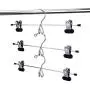 Amber Home 13 Inch Add-On Heavy Duty Stackable Metal Slacks Pants and Skirt Hanger Chrome with Extra Strong Non-Slip Adjustable Clips (20 Pack) Amber Home 13 Inch Add-On Heavy Duty Stackable Metal Slacks Pants and Skirt Hanger Chrome with Extra Strong Non-Slip Adjustable Clips (20 Pack)