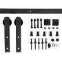 Homedex 6.6 ft Sliding Barn Door Hardware Kit - Heavy Duty Sturdy- Smoothly and Quietly - Easy to install - Fit 36"-40" Wide Door Panel (I Shape Hanger) Homedex 6.6 ft Sliding Barn Door Hardware Kit - Heavy Duty Sturdy- Smoothly and Quietly - Easy to install - Fit 36"-40" Wide Door Panel (I Shape Hanger)