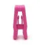 KISEER Plastic Baby Hanger Clips, 40 Pcs Slim-line Finger Clips Set Clothes Hanger Velvet Hanger (Pink)