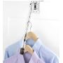 Whitmor Over The Door Hanger Holder, Silver