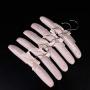 KIPB 5pcs Practical Sponge Padded Satin Hangers Clothes Racks Clothes Hangers Garment Hanger Clothes Hanger