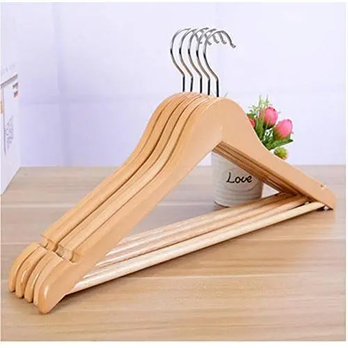 10 pcs Adult Wooden Clothes Hangers Hotel Closet Storage Solid Wood Suit Hanger Sturdy Pants Rack 10 pcs Adult Wooden Clothes Hangers Hotel Closet Storage Solid Wood Suit Hanger Sturdy Pants Rack