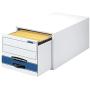 Bankers Boxes STOR/DRAWER STEEL PLUS Extra Space-Saving Filing Cabinet, Stacks up to 5 High, Letter, 6 Pack (00311)