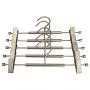 KYCPTNFJ 5 PCS Hangers for Clothes Stainless Steel Clip Stand Hanger Pants Skirt Adult Clothes Adjustable Pinch Grip Cabide Clip KYCPTNFJ 5 PCS Hangers for Clothes Stainless Steel Clip Stand Hanger Pants Skirt Adult Clothes Adjustable Pinch Grip Cabide Clip