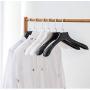 10pcs Random Color Thickened Plastic Clothes Hangers with Wide Shoulder Design Anti-Skid Suit Hanger Adult Garment Rack