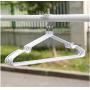 10pcs Random Color Cloth Hanger Durable Antideformation,Adult Metal Shirt Trouser Hook Hangers Dress Clothing Storage Closet Space Saver