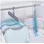 10pcs Random Color Multi-Port Support Circle Clothes Hanger Clothes Drying Rack Multifunction Space Saving Hanger Magic Clothes Hanger