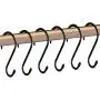 DINGEE 6 inch Large S Hooks Heavy Duty Non-Slip Vinyl Coated (6 Pack) Black Metal Steel S Hooks for Hanging Plants Closet Rod Jeans Plants Jewelry Kitchen Pot Pan Cups Towels Hats DINGEE 6 inch Large S Hooks Heavy Duty Non-Slip Vinyl Coated (6 Pack) Black Metal Steel S Hooks for Hanging Plants Closet Rod Jeans Plants Jewelry Kitchen Pot Pan Cups Towels Hats