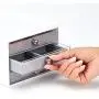 mDesign Plastic 3-Drawer Jewelry Organizer Boxes for Storage on Dresser, Vanity, Countertop - Holds Earrings, Bracelets, Necklaces, Bangles, Rings - White/Gray mDesign Plastic 3-Drawer Jewelry Organizer Boxes for Storage on Dresser, Vanity, Countertop - Holds Earrings, Bracelets, Necklaces, Bangles, Rings - White/Gray