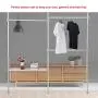 Cocoarm Clothes Drying Rack,Multifunctional 3 Layers Rails Garment Clothes Coat Rack Dryer Hanger with 1 Storage Shelf Adjustable Height 275-310cm Cocoarm Clothes Drying Rack,Multifunctional 3 Layers Rails Garment Clothes Coat Rack Dryer Hanger with 1 Storage Shelf Adjustable Height 275-310cm