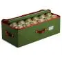 ZOBER Underbed Christmas Ornament Storage Boxes with Zippered Closure - Stores up to 36 Standard Christmas Ornaments 4 - Inch, and Xmas Holiday Accessories, Storage Container with Dividers ZOBER Underbed Christmas Ornament Storage Boxes with Zippered Closure - Stores up to 36 Standard Christmas Ornaments 4 - Inch, and Xmas Holiday Accessories, Storage Container with Dividers