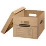 Bankers Boxes SmoothMove Classic Moving Kit Boxes, Tape-Free Assembly, Easy Carry Handles