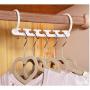 10pcs 3D Space Saving Hanger Magic Clothes Hanger with Hook Closet Organizer Home Tool Decoration