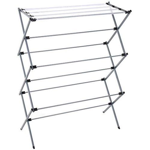 Finnhomy Oversize Folding Clothes Drying Rack Clothes Dryer for Laundry and Home Rust-Resistant, 45.5 Inch