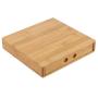 Jeffergarden Tea Storage Boxes Single Drawer Bamboo Tea Tray Puer Cake Rust-proof Hands Protection Portable Tea Sets Home Kitchen