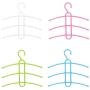 10PC Random Color Multifunctional Creative Fishbone Anti-Skid Multi Layers Clothes Hanger Decoration