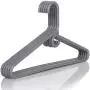 Neaties American Made Gray Super Heavy Duty Plastic Hangers, Plastic Clothes Hangers Ideal for Everyday Use, Clothing Standard Hangers, 24pk Neaties American Made Gray Super Heavy Duty Plastic Hangers, Plastic Clothes Hangers Ideal for Everyday Use, Clothing Standard Hangers, 24pk